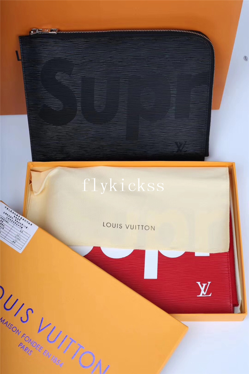 LVS Supreme Black Handbag With Original Box